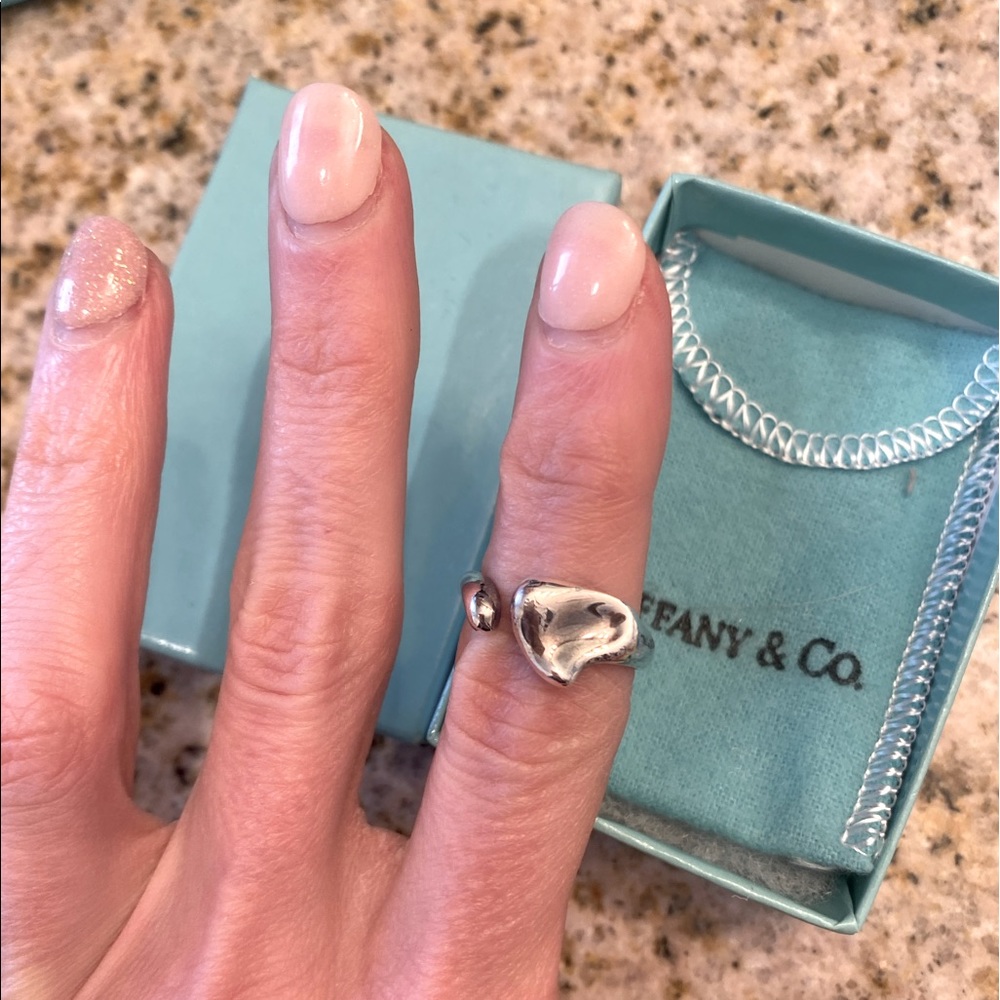 Tiffany and Co. Full Heart Ring in sterling silver